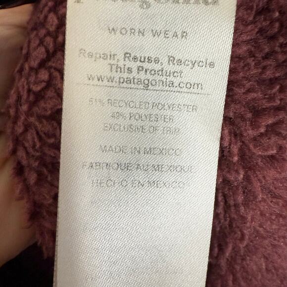 PATAGONIA Women's S Re-Tool Snap-T Fleece Pullover Jacket Polartec Rose Mauve - Picture 10 of 13